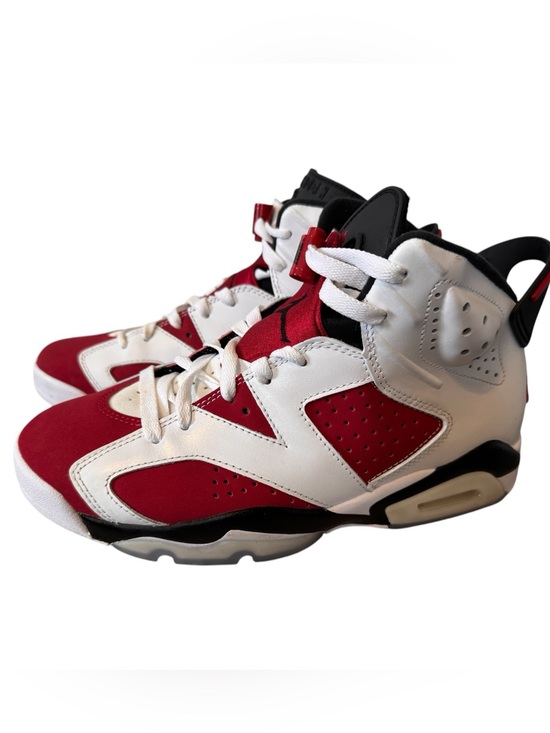 Jordan Other - Nike Men’s Jordans Red, White & Black 6 Retro High-Top Carmine Sneakers Size 8